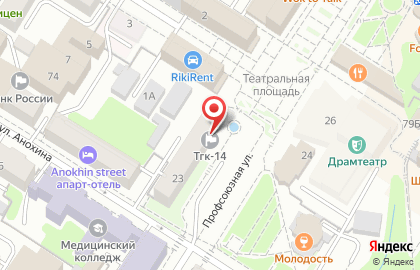 Банкомат Промсвязьбанк на Профсоюзной улице на карте