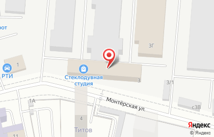 Автосервис ЭКСПЕРТ-АВТО на Монтёрской улице на карте