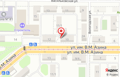 Магазин товаров для дома и ремонта в Заводском районе на карте