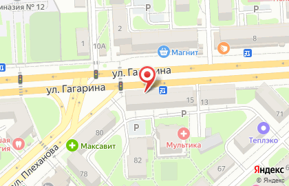 Мой мясной на улице Гагарина на карте