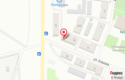 СберБанк России на улице Кирова, 6 на карте