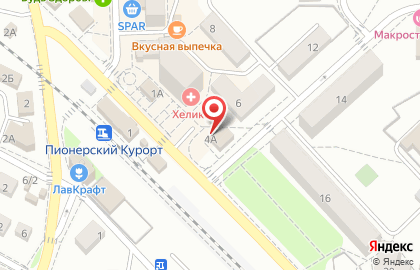 Продуктовый магазин Дельфин на Вокзальной улице на карте