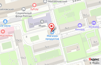 Прачечная ЧИСТОFF на метро Шаболовская на карте