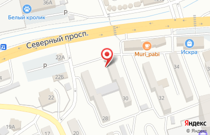 Продуктовый магазин Ивушка на Комсомольской на карте