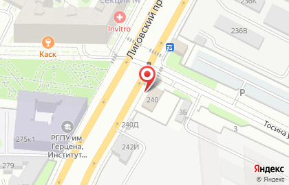 Ligovsky city на карте