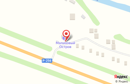 База отдыха Малиновый остров на карте