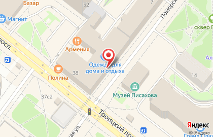 Ателье Рукодельница на Поморской улице на карте
