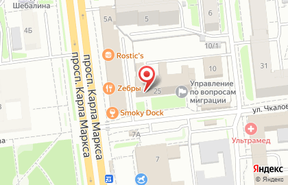 Многофункциональный центр Центрального административного округа г. Омска в Омске на карте
