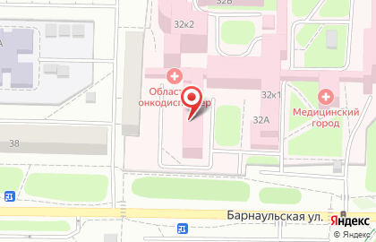 Центр развития медицинского туризма Тюменской области Medical City на Барнаульской улице на карте