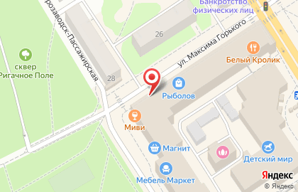 Техношок на улице Максима Горького на карте