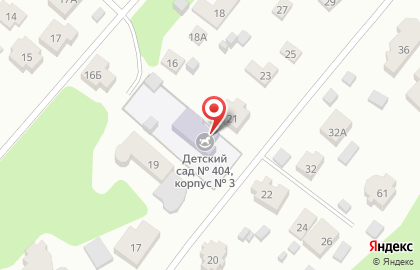 Детский сад №404 в Мотовилихинском районе на карте