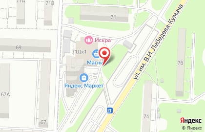Райский уголок в Ленинском районе на карте