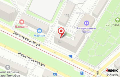 Территориальный центр социального обслуживания Сокольники на Бульваре Рокоссовского на карте