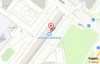 Салон плитки и сантехники Kerama Marazzi на улице Бутлерова на карте