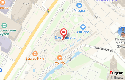 Кафе Кофе Хауз на Манежной улице на карте