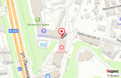Орбина на карте