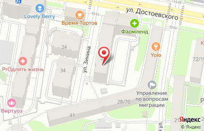 Интерьерный салон Garda Decor на улице Достоевского на карте