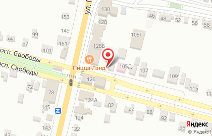 Продуктовый магазин в Ставрополе на карте