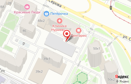 Строящиеся объекты, ООО Жилстрой на улице Серова на карте
