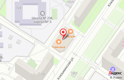 Домино на Клязьминской улице на карте