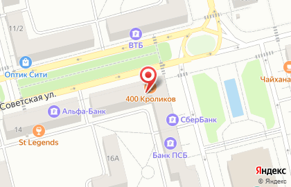 Паб 400 кроликов на карте