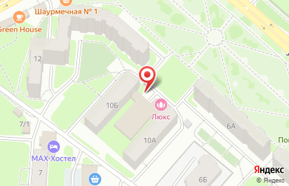 Сауна Люкс в Советском районе на карте