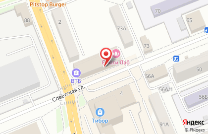 Магазин эротических товаров Интим на Советской улице на карте