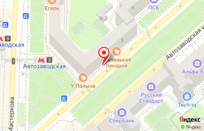 АСНА на Автозаводской улице на карте