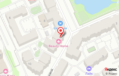 Салон красоты Beauty home на улице Мулланура Вахитова на карте