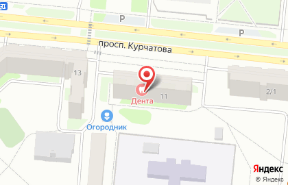 Страховая компания Росгосстрах на проспекте Курчатова на карте