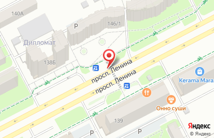 Анна на проспекте Ленина на карте