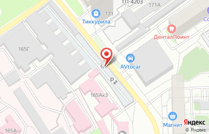 Автостоянка Лио на карте