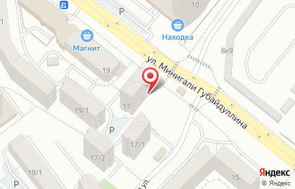 Парикмахерский салон Образ на улице Минигали Губайдуллина на карте