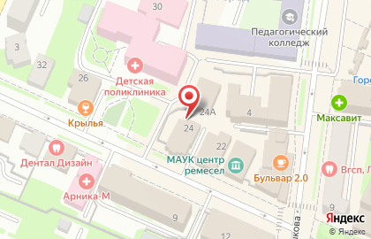 Многопрофильная компания Вологдаархпроект на Благовещенской улице на карте