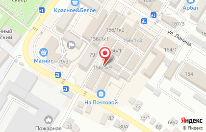 Магазин детской и подростковой одежды Школьная мода на улице Ленина на карте