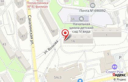 Продовольственный магазин Фортуна в Первомайском районе на карте