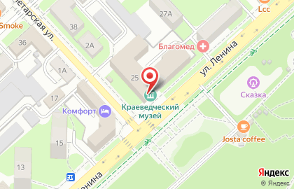 Липецкий областной краеведческий музей на карте