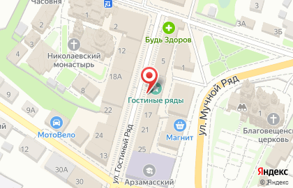 Магазин ювелирных украшений Золотой скорпион в Нижнем Новгороде на карте