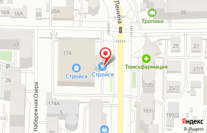 Мастерская по изготовлению ключей и заточке инструмента в Томске на карте