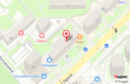 Компания грузоперевозок Газелька43 на улице Лепсе на карте