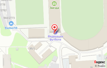 Центр авторазбора Razbor59 в Свердловском районе на карте