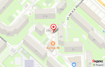 Водомат Ясная поляна в Октябрьском районе на карте