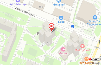 Дом детского творчества Юность на проспекте Просвещения на карте