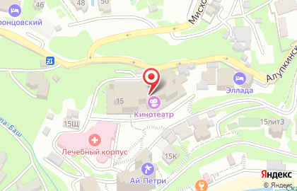 Санаторий Ай-Петри на карте