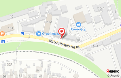 Мебельный салон ДонскМебель на Михайловском шоссе на карте
