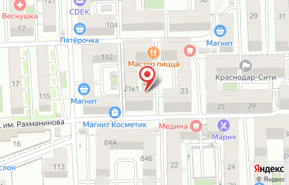Адвокат Подопригора А.В. в Прикубанском районе на карте