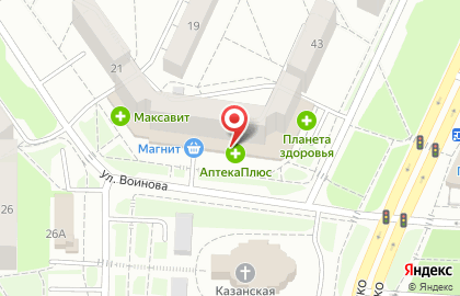 Микрокредитная компания ДеньгиАктив в Пролетарском районе на карте