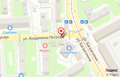 Продовольственный магазин Милора в Смоленске на карте