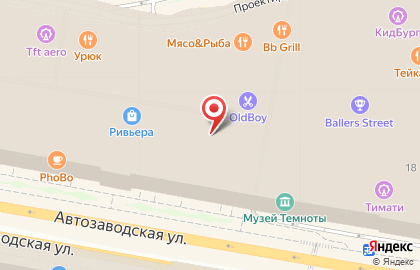 Федеральная сеть магазинов оптики Айкрафт на Автозаводской улице на карте
