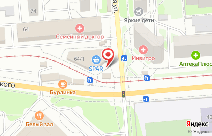 Кафе в Новосибирске на карте